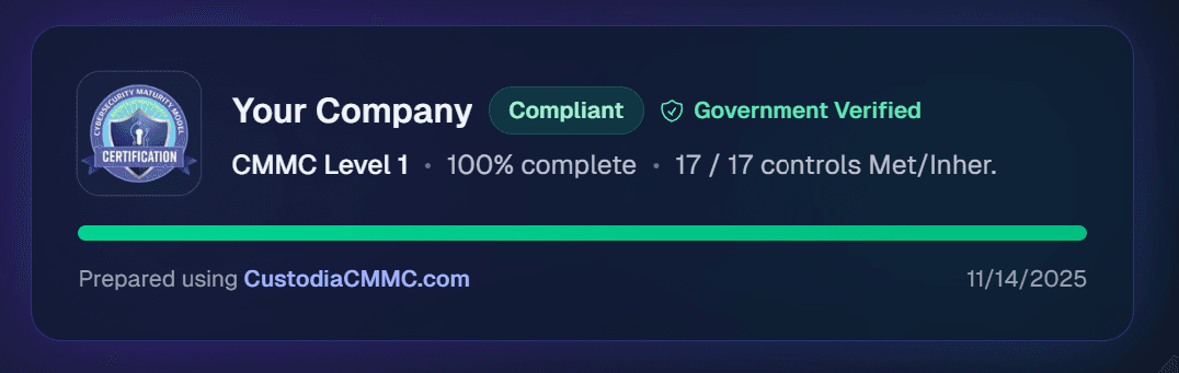 Certification and contract access